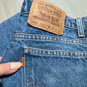 Vintage 505 orange tag Levi’s Like New!
